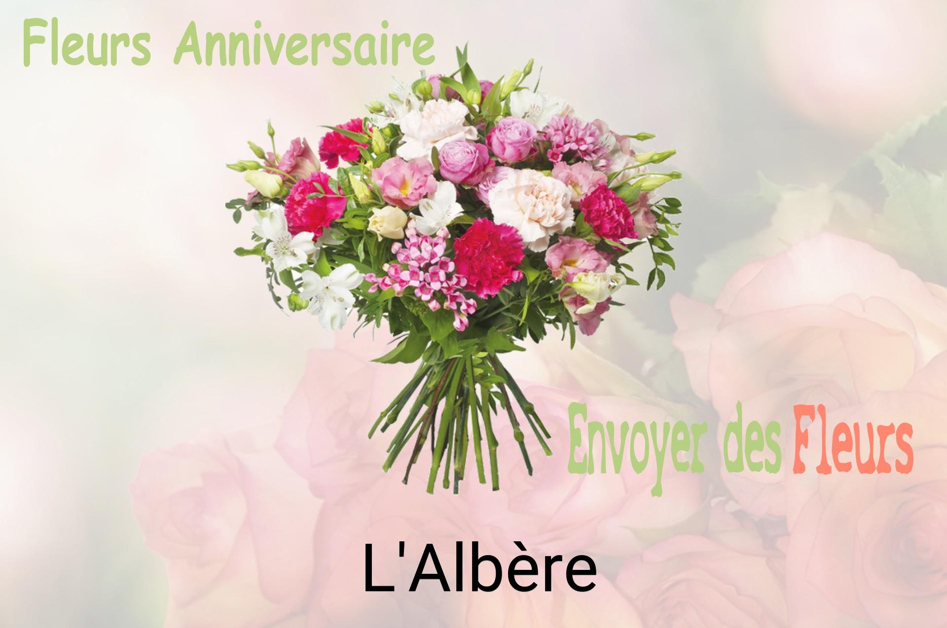 Bouquet de fleurs d’anniversaire livré à L'Albère